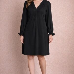 Chic Black Long Sleeve Dress